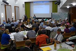 Knapp 70 Personen sind der Einladung des Wasserwirtschaftsamtes Donauwörth gefolgt und haben am Workshop teilgenommen.