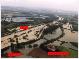 Pfingsthochwasser 1999 an der schwäbischen Donau