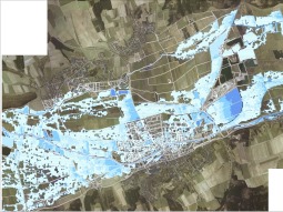 Überschwemmungsgebiet der Mindel in Thannhausen heute