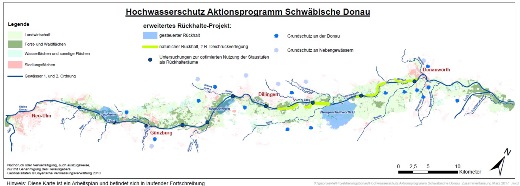 Lösungsansatz: Staustufen sowie gesteuerter und natürlicher Rückhalt sollen optimalen Hochwasserschutz an der Schwäbischen Donau gewährleisten