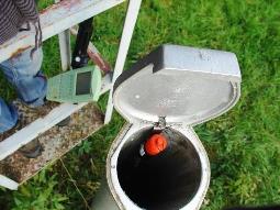 Messungen an einer Grundwassermessstelle