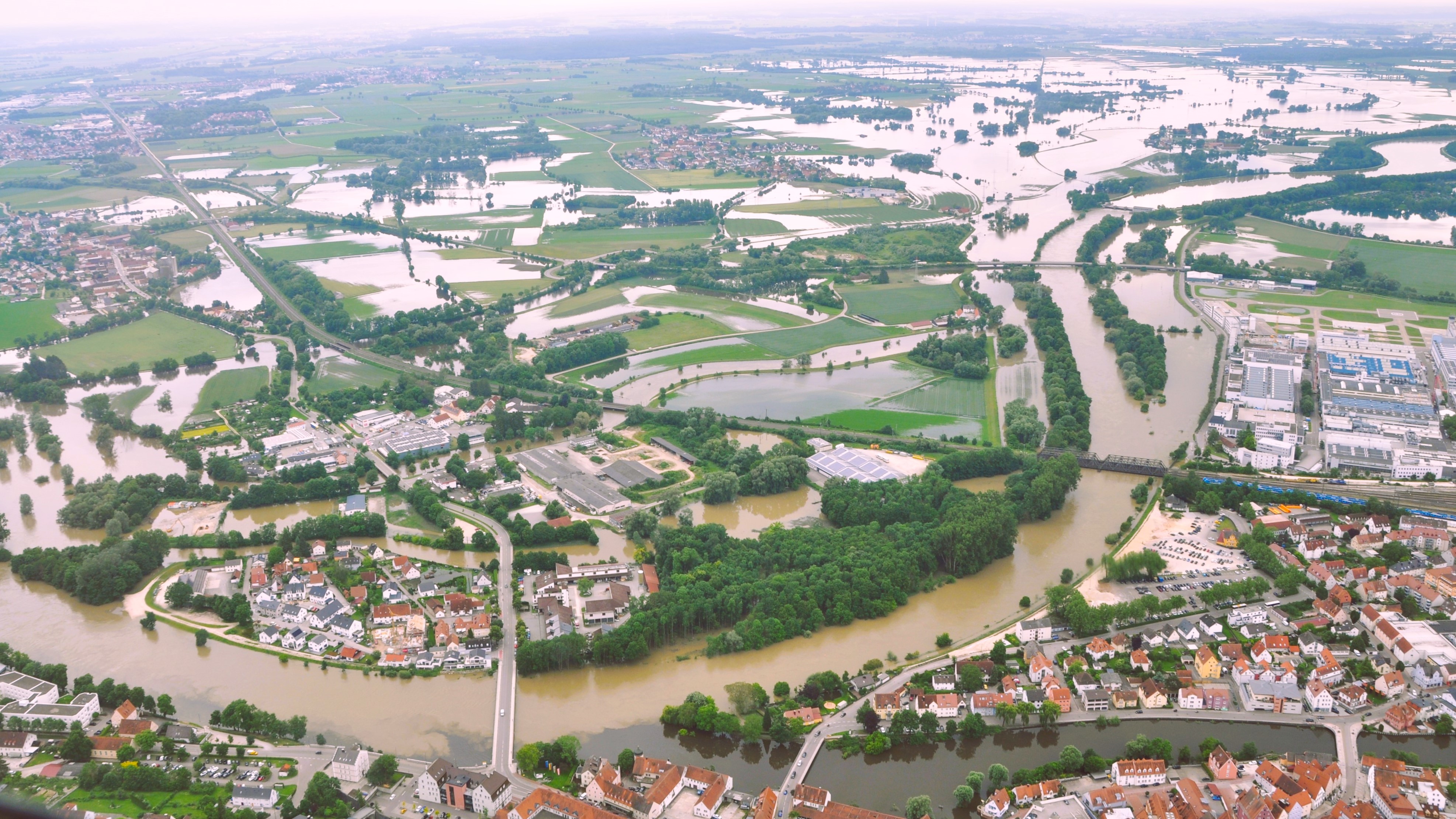 Hochwasser Juni 2024 am 05.06.2024