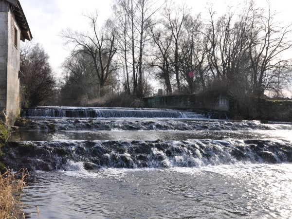 Absturz an der Sägmühle in Burtenbach
