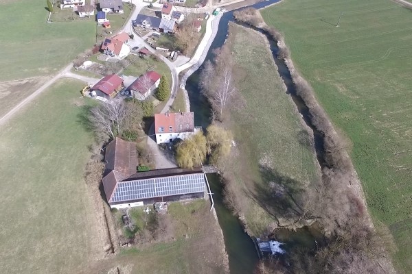 Obere Mühle nach der Umsetzung des Hochwasserschutzes