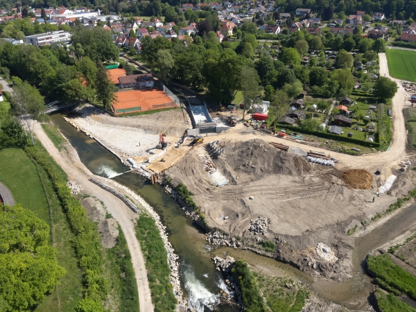 Teilungswehrbaustelle von Südwest Teilungswehrbaustelle von Südwest