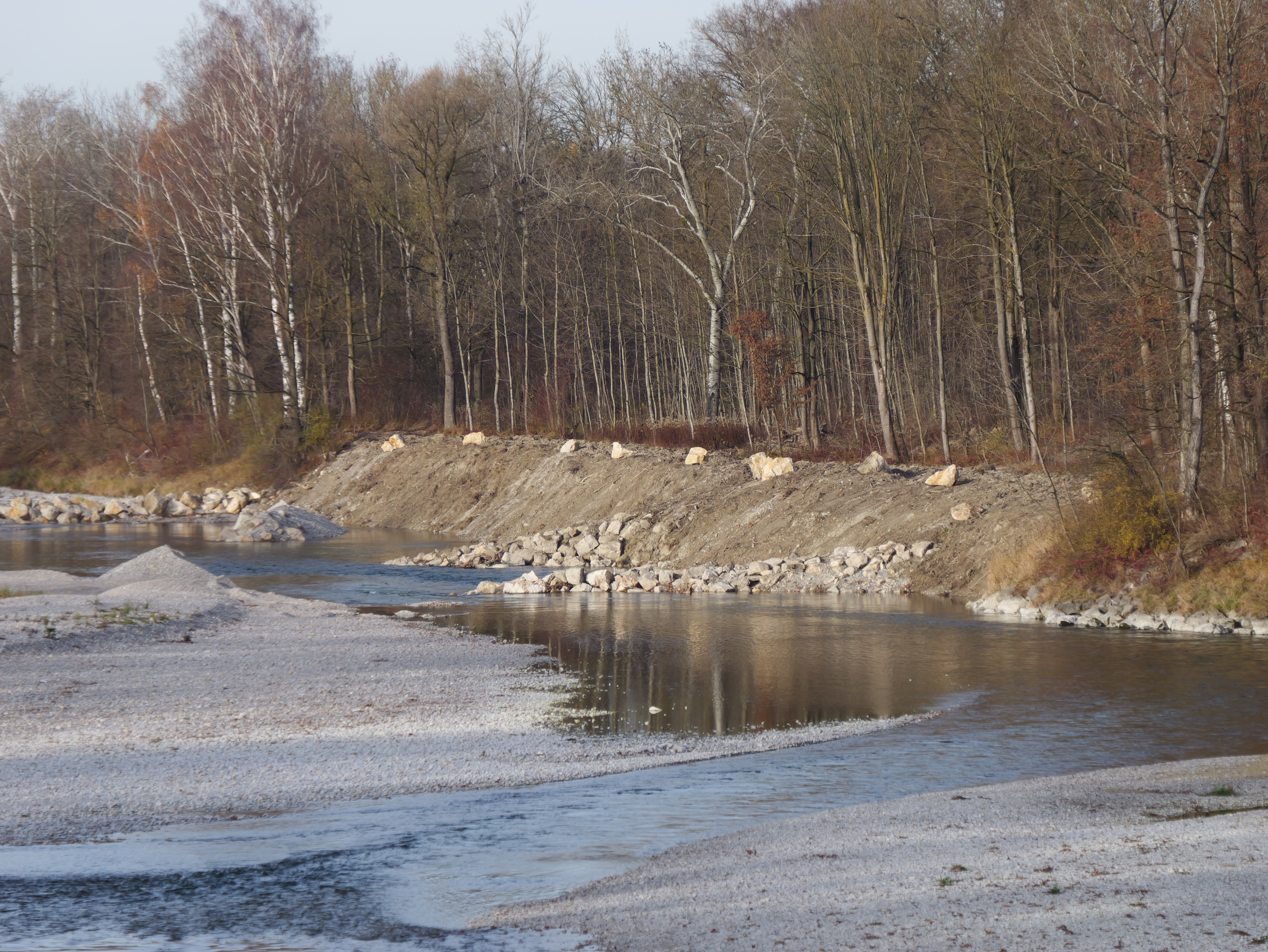 Blick auf die Musterstrecke nach der baulichen Umsetzung im Oktober 2025 Foto: Toni Potoczki
