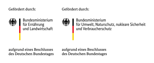 Logos BMEL und BMU