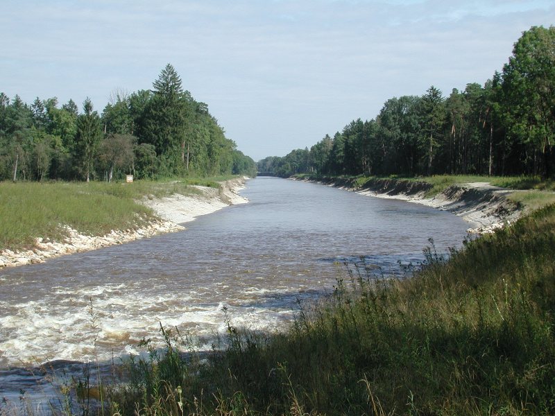 Bild nach der Umsetzung der Flussbettaufweitung aus dem Jahr 2012